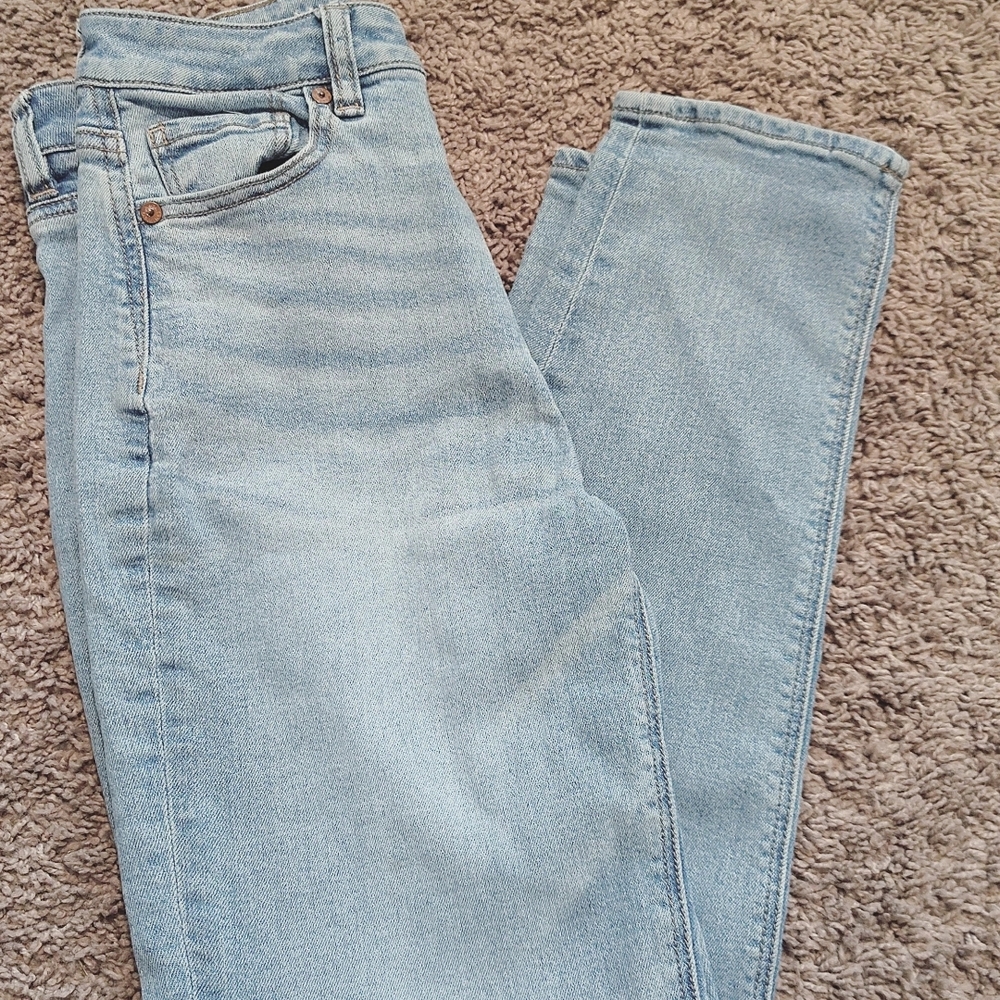 American Eagle Outfitters Light Blue Denim Pants - Picture 2 of 5